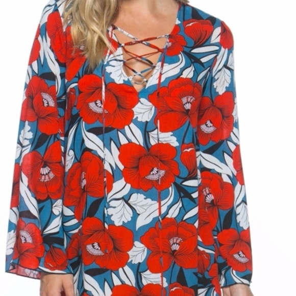 Tops - Floral Tunic top